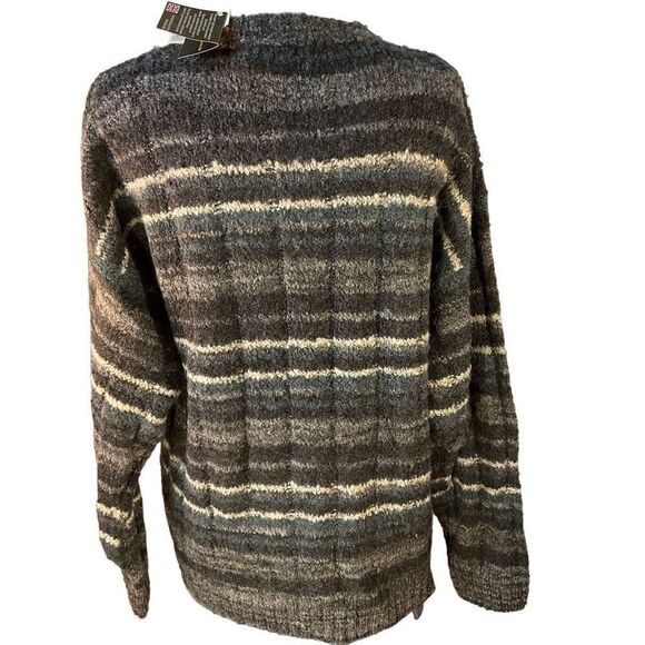 Geoffrey Beene Britboy Grandad Sweater. Arctic hombre. Wool blend Size Large. - Picture 4 of 15
